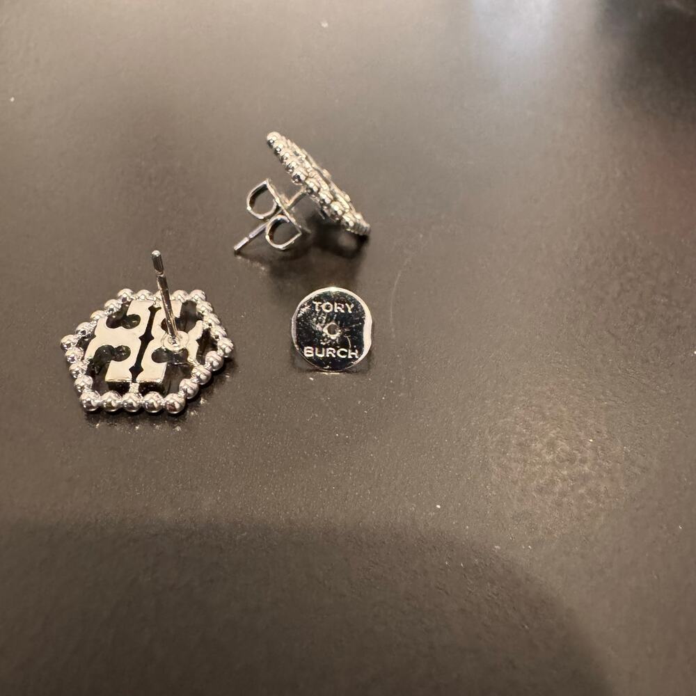 Tory Burch Silver Earrings - Picture 5 of 6